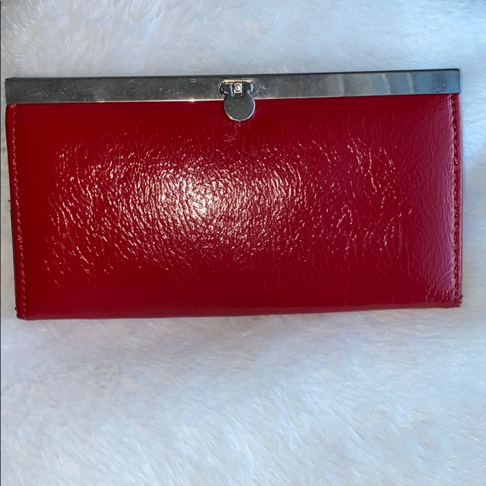 Red Clutch Wallet